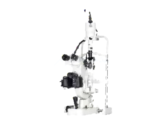 Slit lamp microscope for eye examination
