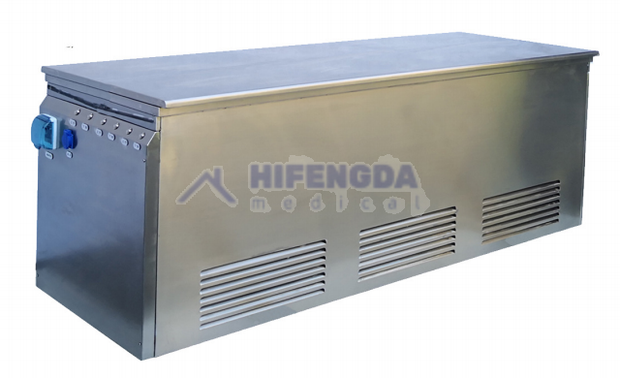 Stainless steel double exhaust air multi-functional freezing tank